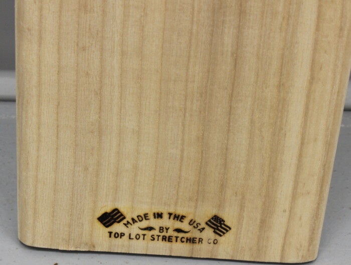Made in the USA by Top Lot Stretcher Company
