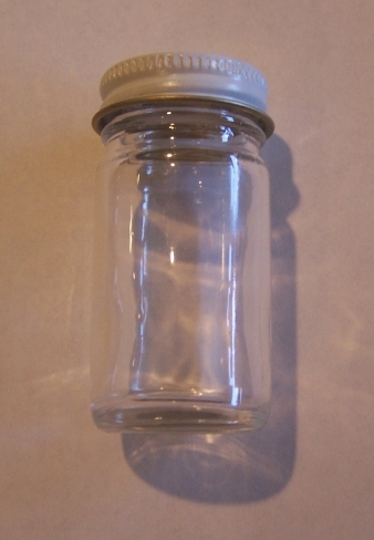 1 oz Glass Lure Bottle (Wide) with Cap