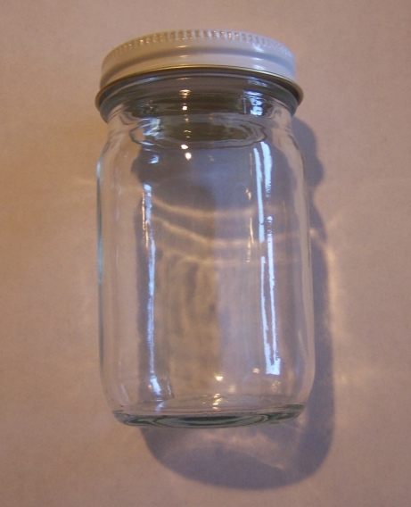 4 oz Glass Lure Bottle (Wide) with Cap