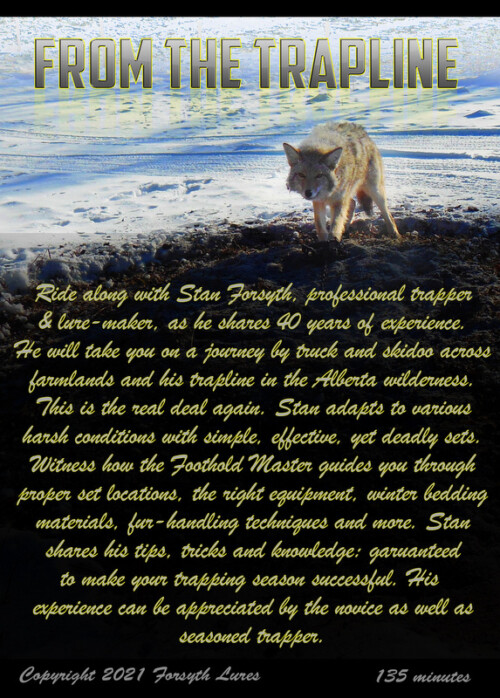 Forsyth - Canine Foothold Snow Trapping (DVD back cover)