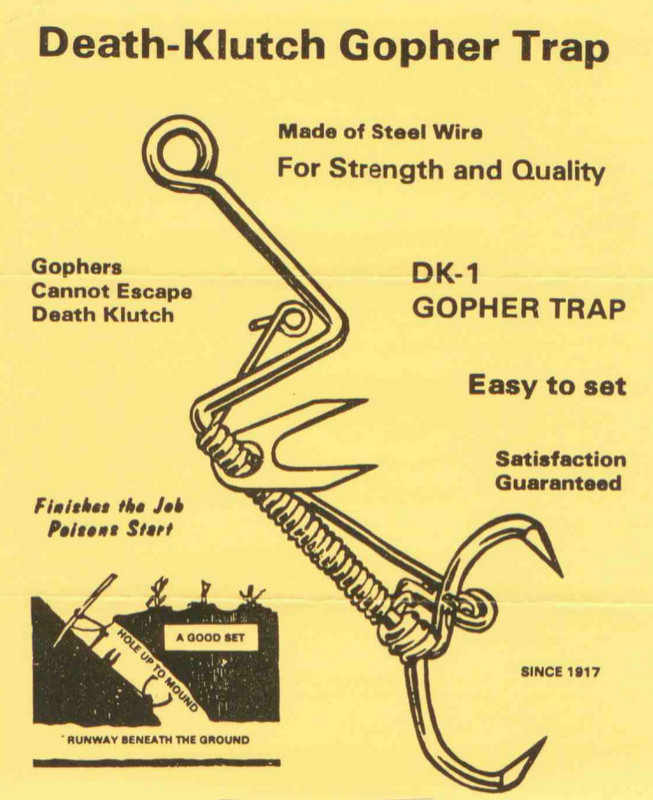 Death Klutch Gopher Trap