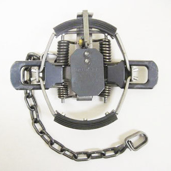 Bridger # 1.65 Rubber Jaw Trap 4-coiled